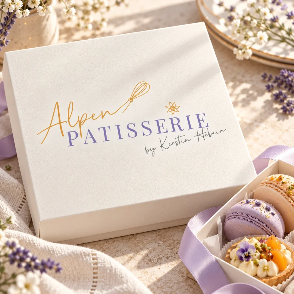 Das Kreativbüro Referenzen | Logo | Alpenpatisserie Kerstin Hebein