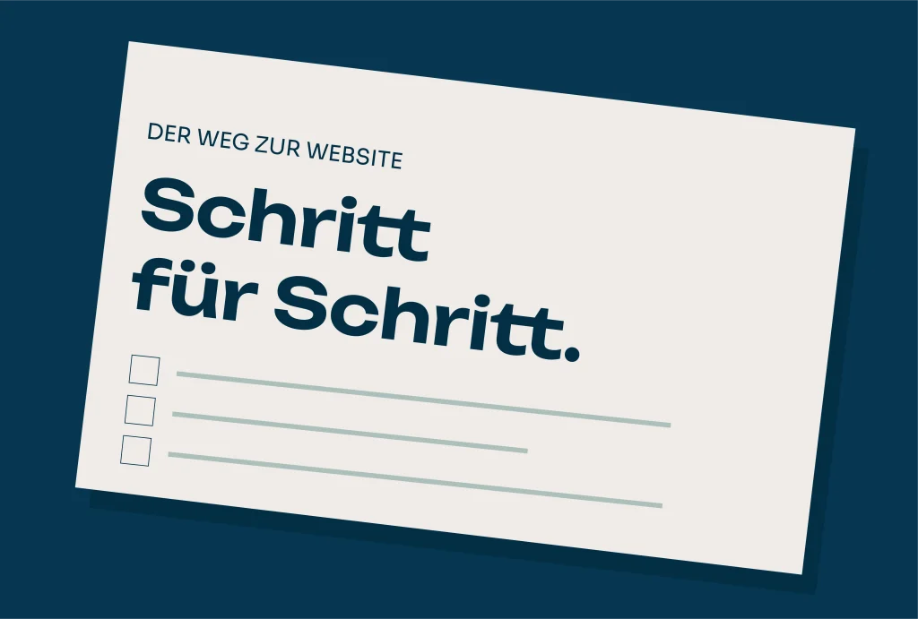Wissen | Blog | Der Weg zur Website - Schritt für Schritt