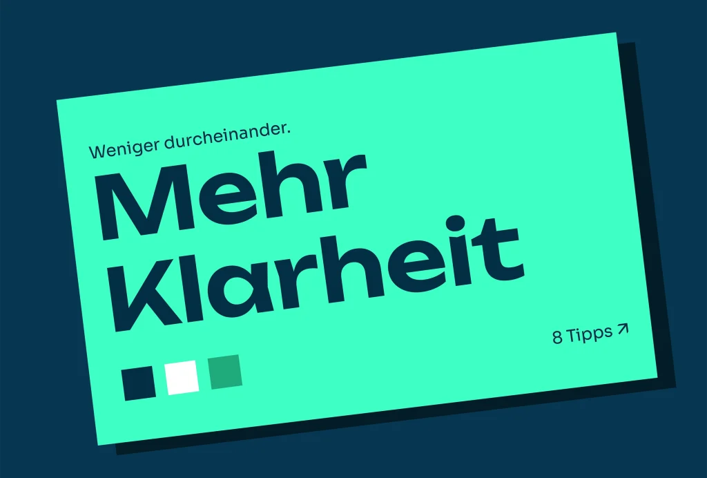 Wissen | Mehr Klarheit im Grafikdesign
