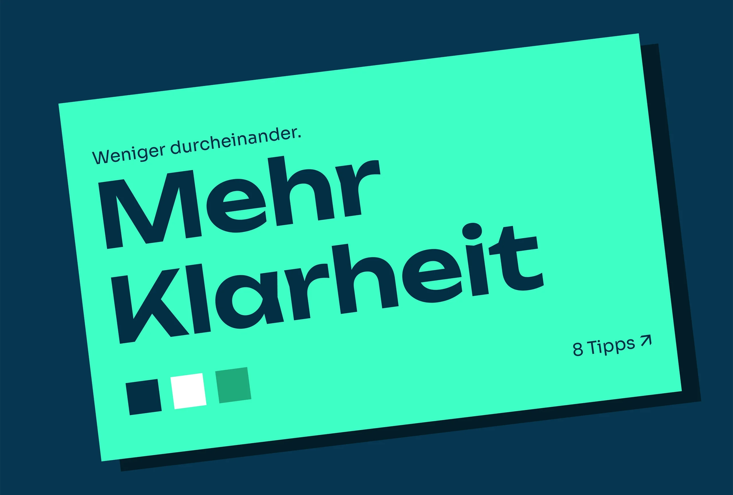 Wissen | Mehr Klarheit im Grafikdesign