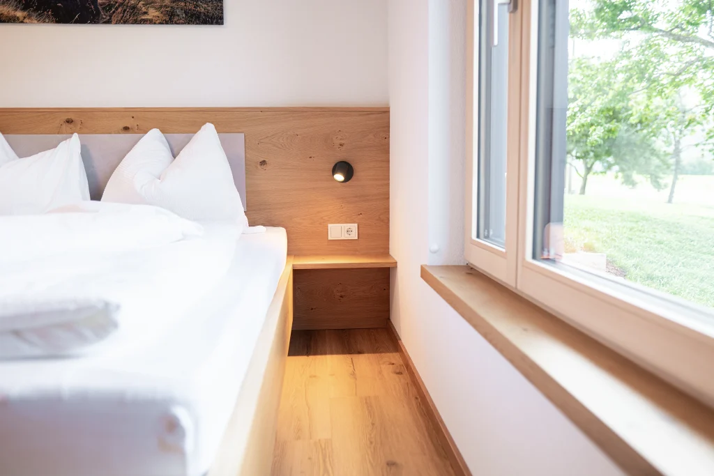 Unternehmensfotografie | Appartement | Auszeit Lesachtal | Ferienwohnung | Ansicht Schlafzimmer